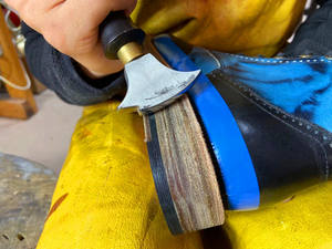 Kit d'outils de maroquinerie OEM pour soudeur de semelles, fer à souder, polissage à la cire chaude - Couteau, poinçon, aiguille à coudre - Product Image 4