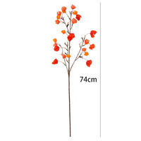 Buket Bunga Physalis Bunga Sutra Buatan Realistis Desain Buah Lentera Keberuntungan Premium Seperti Asli untuk Pernikahan