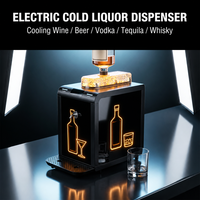 Distributeur de Vodka à Réfrigération Semi-conductrice, Distributeur de Boissons Alcoolisées Numérique