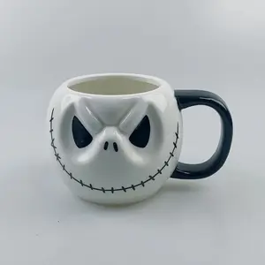 Cangkir kopi kartun cangkir teh mimpi buruk sebelum Hadiah Natal cangkir kopi halloween