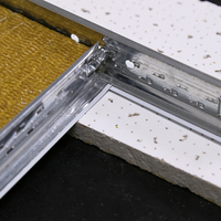 Profilés en T en acier galvanisé pour plafond, profilés principaux et transversaux, couleur blanche, structure de plafond suspendue pour panneaux de plafond