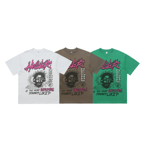 Camiseta de Verano de Alta Calidad para Hombre, 100% Algodón Jersey 230g, Impresión Serigráfica, Manga Corta, Corte Regular, Anti-Pilling - Product Image 1