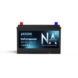 Новая автомобильная батарея Aeson Power NaForce 95D31R-Pro на основе натрий-ионных аккумуляторов, 12В, 800CCA, 49.5Ач, 2700 циклов, 7.7кг, легкая, с длительным сроком службы, -40~80°C - Product Image 2