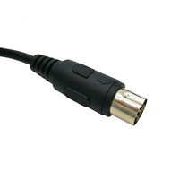 OEM-kunden spezifisches MIDI-Kabel 5-poliges Din-Stecker-Buchse Big Din MINI DIN-Audioadapter-Verlängerung kabel für Stereoanlage