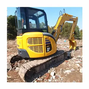Mini-excavatrice Komatsu PC 50 d'occasion de bonne qualité à vendre, mini-pelleuse Komatsu PC50, excavatrice Komatsu d'occasion PC56 PC50 en stock - Product Image 1