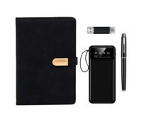 Cadeau pour hommes Nouvelles idées de produits 2025 Logo personnalisé Idées cadeaux d'affaires Carnet parapluie avec stylo Coffret cadeau pour clients