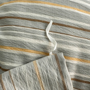 Housse de couette à carreaux et rayures, ensemble <span class=keywords><strong>drap</strong></span> et taie d'oreiller, personnalisable, pour la maison, la chambre, l'hébergement familial et l'hôtellerie - Product Image 6
