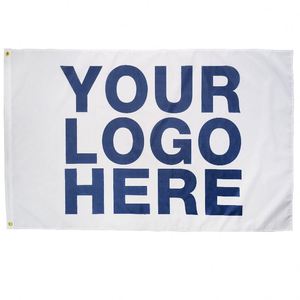 Banderoles d'extérieur personnalisées grand format pour entreprises - Polyester 100D 3x5ft 5x8ft 6x10ft Double face Résistant aux intempéries Aluminium - Product Image 1