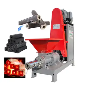 Hot Sell wood waste scrap cylinder rice husk biomass briquette machine sawdust extrude machine for sale