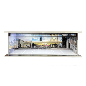Di alta qualità staccabile 1/64 scala auto <span class=keywords><strong>Garage</strong></span> Diorama di plastica parcheggio giocattolo per simulazione - Product Image 4