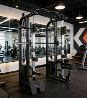 Nouvelle Station de Musculation Commerciale : Rack à Squats, Crossover à Câbles, Power Rack, Machine Smith pour Fitness en Intérieur