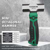 Marteau à griffes multifonctionnel et polyvalent de 16 oz, petit outil de sécurité pour le retrait de clous, outils ménagers en plastique, vente en gros OEM