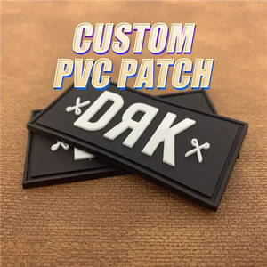 OEM Manufacture Custom Logo <strong>Rubber</strong> <strong>Patch</strong> 3D Embossed Soft PVC <strong>Patches</strong> For Clothing - Product Image 1