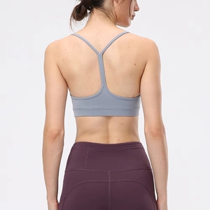 Soutien-gorge de sport respirant à séchage rapide avec logo personnalisé, dos croisé, pour femme, idéal pour la course, la gym et le <span class=keywords><strong>yoga</strong></span> - Vente en gros - Product Image 5