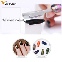 VENALISA Vernis Gel 9D Effet Œil de Chat Magnétique Caméléon Laser, Outils de Nail Art, Aimant 3-en-1 à Manche en Bois