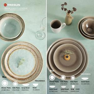 Modern Eco-Friendly Ceramic DINNER <b>SETS</b> DINNERWARE TABLEWARE WITH REACTIVE GLAZE - Product Image 6