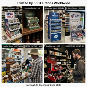 Présentoir de comptoir personnalisé en PVC pour snus, support pour sachets de nicotine, étagère de point de vente pour tabac, support pour boîtes de Zyn Velo Dip, pour magasin de tabac - Product Image 6