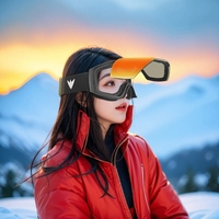 Lunettes de sport de ski en gros prévenir la cécité des neiges lunettes de ski double face antibuée anti-UV haute résistance à la casse