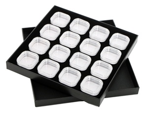 Mant gemstone hanging display diamond floating in air suspension display box in the tray DK21620-16 - Product Image 5