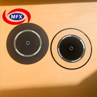 Module de charge sans fil pour batterie externe OEM, panneaux avant en verre trempé, plaque de protection pour meubles multifonctionnels, bureau