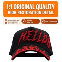 Nuevo Diseño, Gorras Thirty One Mago Total Black 31, Gorras G5 Satin, Gorras con Logotipo Bordado en 3D, Gorras de 5 Paneles, Gorras 31 Originales
