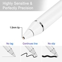 Stylet tactile universel intelligent pour crayon de dessin actif avec pointe fine pour téléphone à écran capacitif Android