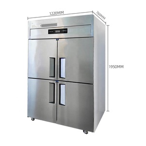 Équipement de Réfrigération Professionnel <span class=keywords><strong>Congélateur</strong></span> en Acier Inoxydable <span class=keywords><strong>Réfrigérateur</strong></span> Vertical Grande Capacité pour Restaurant - Product Image 4