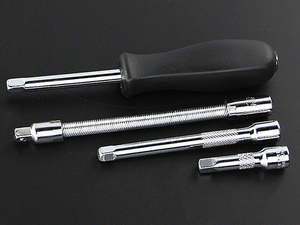 Llave de impacto caliente de cromo vanadio, kit de herramientas, 46 Uds. - Product Image 5