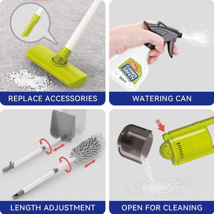 बहु-शैली शैक्षिक पूर्वस्कूली नाटक सिमुलेशन घर बच्चों खिलौना सफाई गाड़ी उपकरण वैक्यूम क्लीनर के साथ सेट - Product Image 3