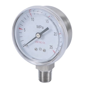 HF 2 "50MM utiliser sans huile <span class=keywords><strong>oxygène</strong></span> médical <span class=keywords><strong>acétylène</strong></span> boîtier amovible en acier inoxydable <span class=keywords><strong>manomètre</strong></span> - Product Image 2