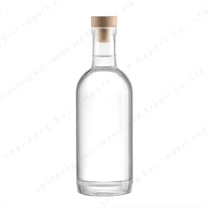 सुपर फ्लिंट लक्ज़री ग्लास जिन मूल खाली शराब की बोतल सीधे निर्माता रम बोतलों द्वारा आपूर्ति की जाती है