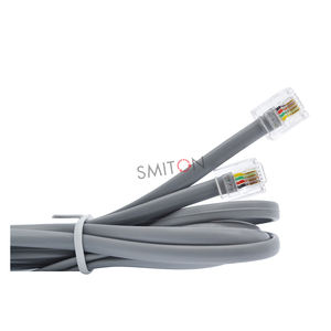 <span class=keywords><strong>Cable</strong></span> de Comunicación Telefónica CAT 3 <span class=keywords><strong>RJ11</strong></span> 6P4C de 1m/5m, <span class=keywords><strong>4</strong></span> Conductores, PVC, Trenzado - Product Image 5