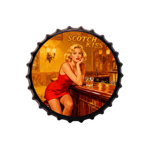 Panneaux Métalliques Vintage Rétro Marilyn Monroe 35cm Imprimés UV Marque GY Personnalisables pour Mur, Bar, Cave à Hommes, <span class=keywords><strong>Cuisine</strong></span>, Décoration Nostalgique - Product Image 1