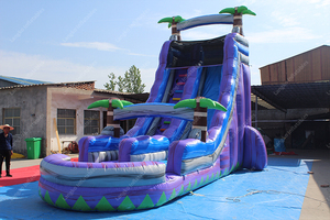 Jeu gonflable d'extérieur, diapositives d'eau de <span class=keywords><strong>piscine</strong></span> 20 pieds, dans l'arrière-cour commerciale <span class=keywords><strong>pour</strong></span> enfants et adultes - Product Image 3