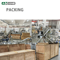 Machine de remplissage et d'emballage automatique pour sachets souples, sachets stand-up, sachets à fond plat, pour jus, boissons énergisantes, boissons gazeuses, soupes, lait, eau et autres liquides