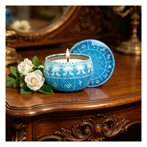 Tapa de cúpula para recipiente de vela Solstice, presentación de lujo, aromaterapia, colección exclusiva de boutique, decoración del hogar, premium - Product Image 4