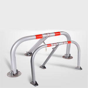 Heavy Metal <span class=keywords><strong>Anti</strong></span>-corrosion zinc galvanisé Pliant manuel parking bloqueur Sécurité Clôture Intercepteur M-Type Parking serrure <span class=keywords><strong>barrière</strong></span> - Product Image 4