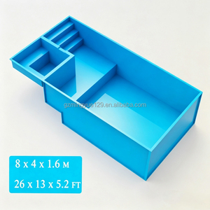<span class=keywords><strong>Piscine</strong></span> hors sol familiale en fibre <span class=keywords><strong>de</strong></span> <span class=keywords><strong>verre</strong></span> <span class=keywords><strong>pour</strong></span> jardin intérieur, petite <span class=keywords><strong>piscine</strong></span> en PRV à installer au sol - Product Image 4
