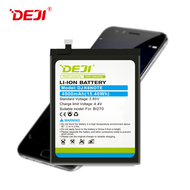 100% Original 4000mAh BL270 Phone Battery Manufacturers for Lenovo K6 Note G6 PLAY