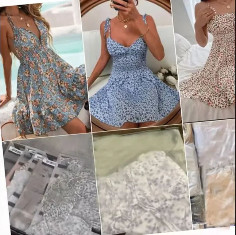 Moda kadınlar mix giysi balya croptops toplu giysi çeşitli marka yeni mix kadınlar elbise kullanılan giysiler