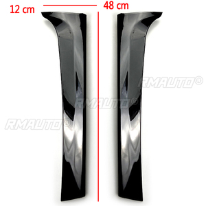Aileron latéral de fenêtre arrière noir brillant Canards Splitter pour VW Tiguan MK1 2007 2008 2009 2010 2011 2012-2016 / pour MK2 2017+ - Product Image 3