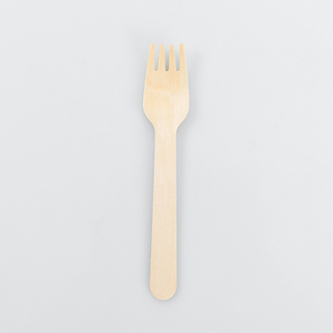 Ensemble de couverts écologiques jetables en bois biodégradable EVEN pour plats à emporter - Product Image 3