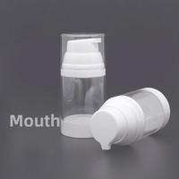 Bouteille à vide grande capacité en stock, transparente, avec pompe, pour lotion, crème pour le visage, nettoyant facial, pour cosmétiques, bouteille de lotion corporelle