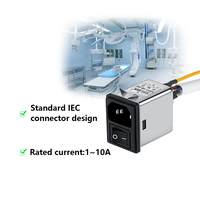 Filtre EMI à deux étages 10A 250V UL/CE - 40dB Suppression du bruit pour les machines-outils CNC