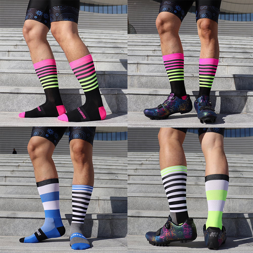 Custom Design Unisex Cycling Socks Men Outdoor Sports Bike Footwear for Road Bike Socks