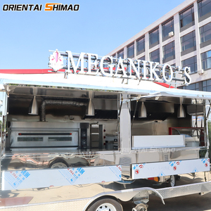 Remolque comercial de comida para <span class=keywords><strong>pizza</strong></span>, carrito rápido de perritos calientes, furgoneta de café, restaurante móvil, aperitivos al aire libre, camión de catering a <span class=keywords><strong>la</strong></span> venta - Product Image 2