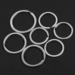 Anillos de Llaves Metálicos Greew, Acero Inoxidable, Redondos y Planos, 15, 20, 25, 30, 35, 40 mm, Modernos y Resistentes - Product Image 1