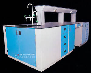 Muebles <span class=keywords><strong>de</strong></span> <span class=keywords><strong>Laboratorio</strong></span> Escolar, Mesa <span class=keywords><strong>de</strong></span> <span class=keywords><strong>Laboratorio</strong></span> <span class=keywords><strong>de</strong></span> Madera para <span class=keywords><strong>Química</strong></span> y Biología con Grifos, Fregadero y Paneles Perforados - Product Image 2