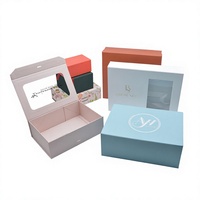 100 boîtes cadeaux pliantes personnalisées avec impression UV et logo sur mesure pour cosmétiques et soins de la peau ; Boîte surprise culturelle et créative pour le Nouvel An