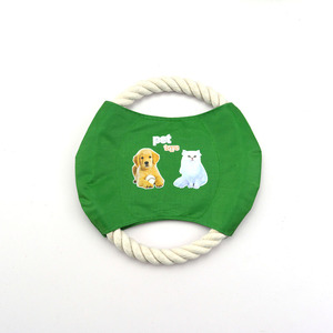 Giocattolo per Cani a Forma di Disco Volante in Cotone Leggero, Logo Personalizzabile, Ecologico, per Addestramento all'Aperto, Stile Sportivo - Product Image 6
